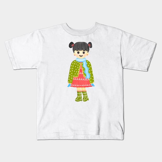 Little princess Kids T-Shirt by Onanong art design shop.